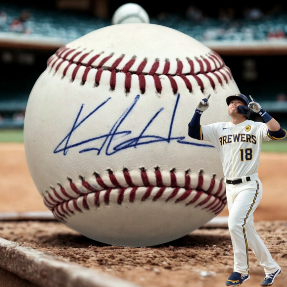 Keston Hiura Signed OMLB Baseball Brewers Top Prospect Infielder All Star - Picture 1 of 10